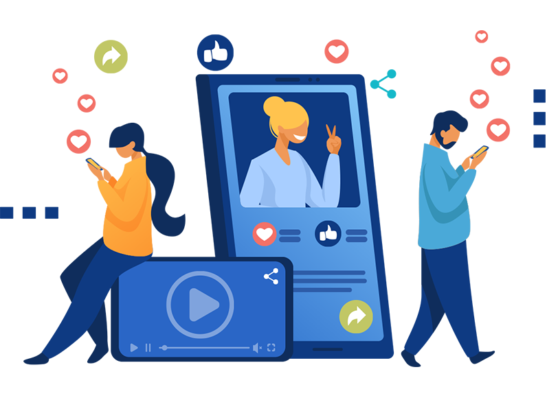 social social media vector